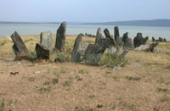 Плиточные могилы на оз. Улин. Фото О.А.Горошко
