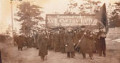 Коллектив ЧГПИ на демонстрации, посвященной открытию XVIII съезда ВКП(б) 10 марта 1939 г.