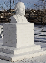 Памятник Ленину в Знаменке. Фото М.Ю.Федосеева